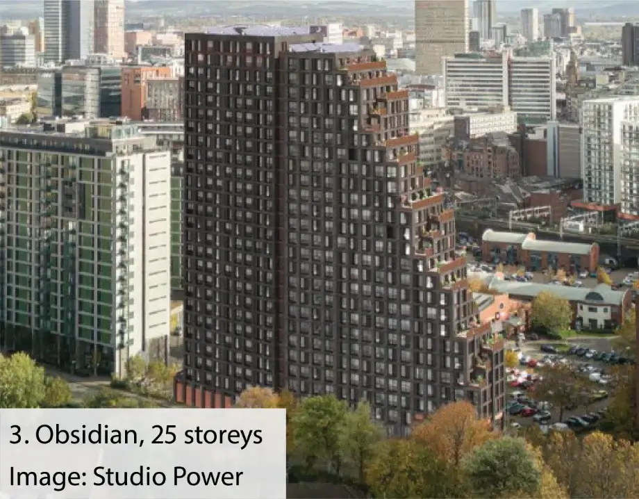 A photograph showing one of the key views of the proposed development location